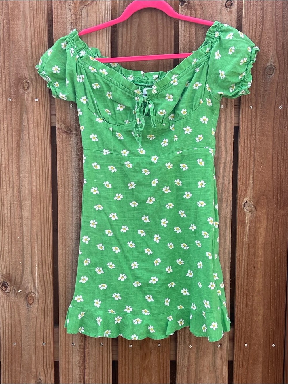 Urban Outfitters Magpie off the shoulder mini dress size small